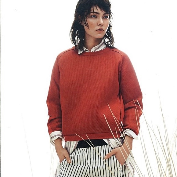 Maje Fer Crepe Trimmed Striped shorts black white stripes - Picture 3 of 16